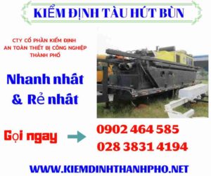 Hình ảnh kiểm định tàu hút bùn