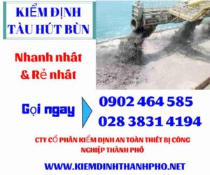 Hình ảnh kiểm định tàu hút bùn