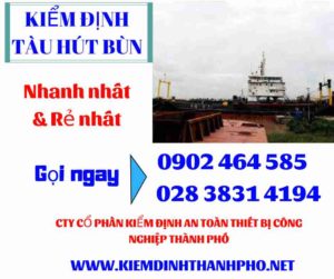 Hình ảnh kiểm định tàu hút bùn