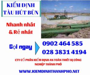 Hình ảnh kiểm định tàu hút bùn