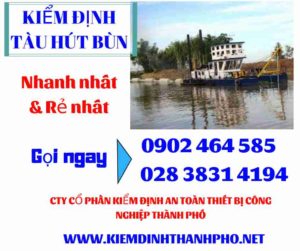 Hình ảnh kiểm định tàu hút bùn