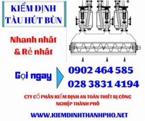 Hình ảnh kiểm định tàu hút bùn