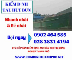 Hình ảnh kiểm định tàu hút bùn