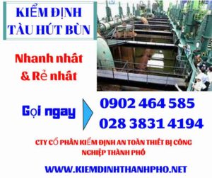 Hình ảnh kiểm định tàu hút bùn