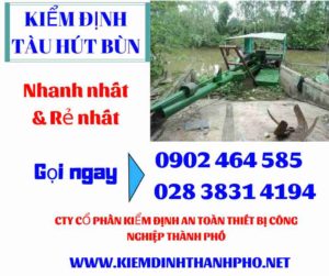 Hình ảnh kiểm định tàu hút bùn