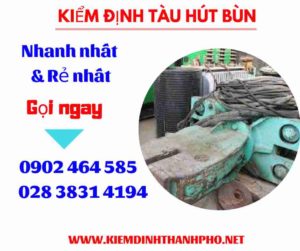 Hình ảnh kiểm định tàu hút bùn