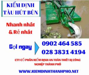 Hình ảnh kiểm định tàu hút bùn