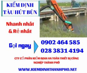 Hình ảnh kiểm định tàu hút bùn