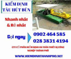 Hình ảnh kiểm định tàu hút bùn