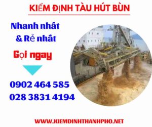 Hình ảnh kiểm định tàu hút bùn