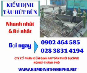 Hình ảnh kiểm định tàu hút bùn