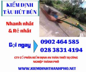 Hình ảnh kiểm định tàu hút bùn