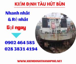 Hình ảnh kiểm định tàu hút bùn