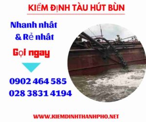 Hình ảnh kiểm định tàu hút bùn