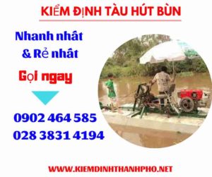 Hình ảnh kiểm định tàu hút bùn