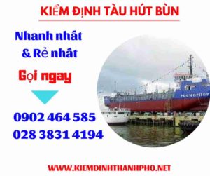 Hình ảnh kiểm định tàu hút bùn