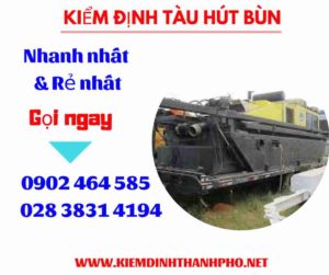 Hình ảnh kiểm định tàu hút bùn