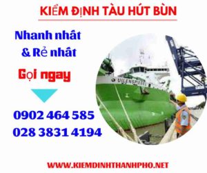 Hình ảnh kiểm định tàu hút bùn