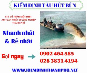 Hình ảnh kiểm định tàu hút bùn