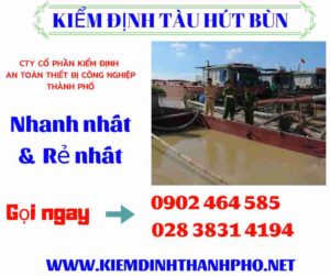 Hình ảnh kiểm định tàu hút bùn