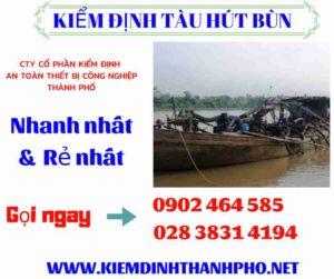 Hình ảnh kiểm định tàu hút bùn