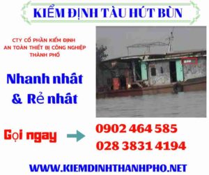 Hình ảnh kiểm định tàu hút bùn