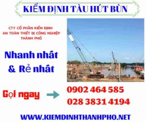 Hình ảnh kiểm định tàu hút bùn