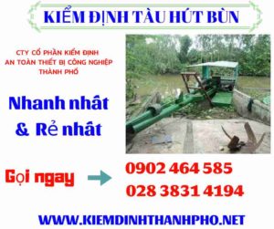 Hình ảnh kiểm định tàu hút bùn