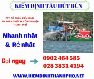 Hình ảnh kiểm định tàu hút bùn