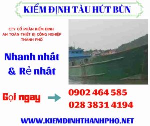 Hình ảnh kiểm định tàu hút bùn