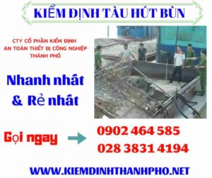 Hình ảnh kiểm định tàu hút bùn