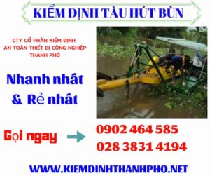 Hình ảnh kiểm định tàu hút bùn