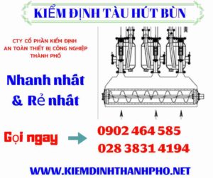 Hình ảnh kiểm định tàu hút bùn