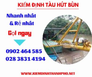 Hình ảnh kiểm định tàu hút bùn