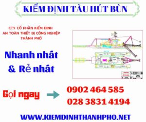 Hình ảnh kiểm định tàu hút bùn