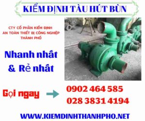 Hình ảnh kiểm định tàu hút bùn