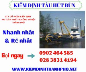 Hình ảnh kiểm định tàu hút bùn