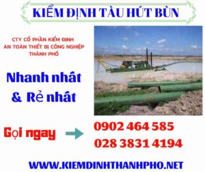 Hình ảnh kiểm định tàu hút bùn