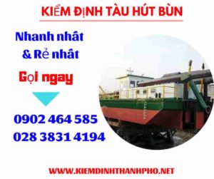 Hình ảnh kiểm định tàu hút bùn