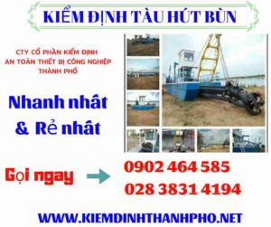 Hình ảnh kiểm định tàu hút bùn