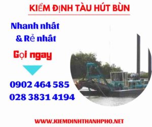 Hình ảnh kiểm định tàu hút bùn