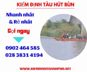 Hình ảnh kiểm định tàu hút bùn