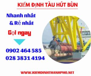 Hình ảnh kiểm định tàu hút bùn