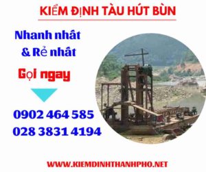 Hình ảnh kiểm định tàu hút bùn