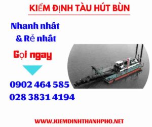 Hình ảnh kiểm định tàu hút bùn