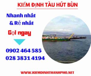 Hình ảnh kiểm định tàu hút bùn