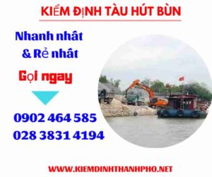 Hình ảnh kiểm định tàu hút bùn