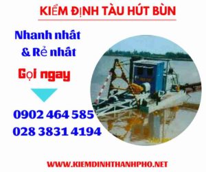 Hình ảnh kiểm định tàu hút bùn