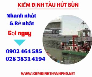 Hình ảnh kiểm định tàu hút bùn