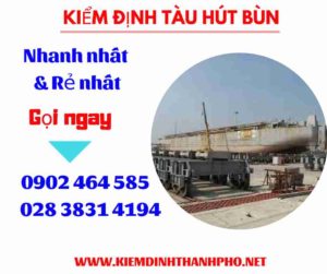 Hình ảnh kiểm định tàu hút bùn